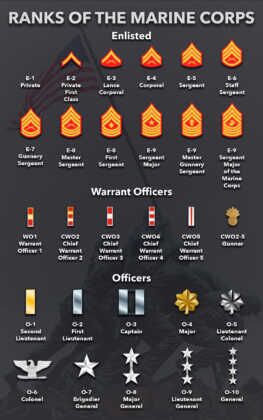 Marine Corps Ranks | Enlisted and Officer Ranks